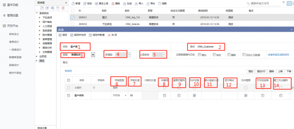 CRM軟件自定義開發如何創建實體?