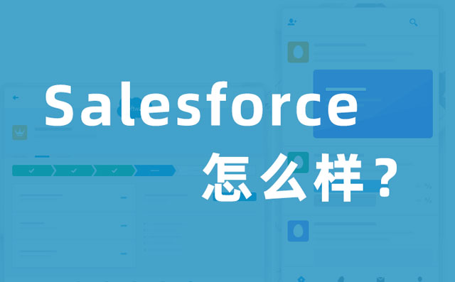 <b>Salesforce CRM怎么樣?</b>